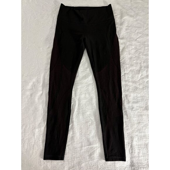 EXCELLENT Lululemon Mapped Out High-Rise Tight 28" Black Marvel Yoga Leggings 12 - Picture 10 of 10